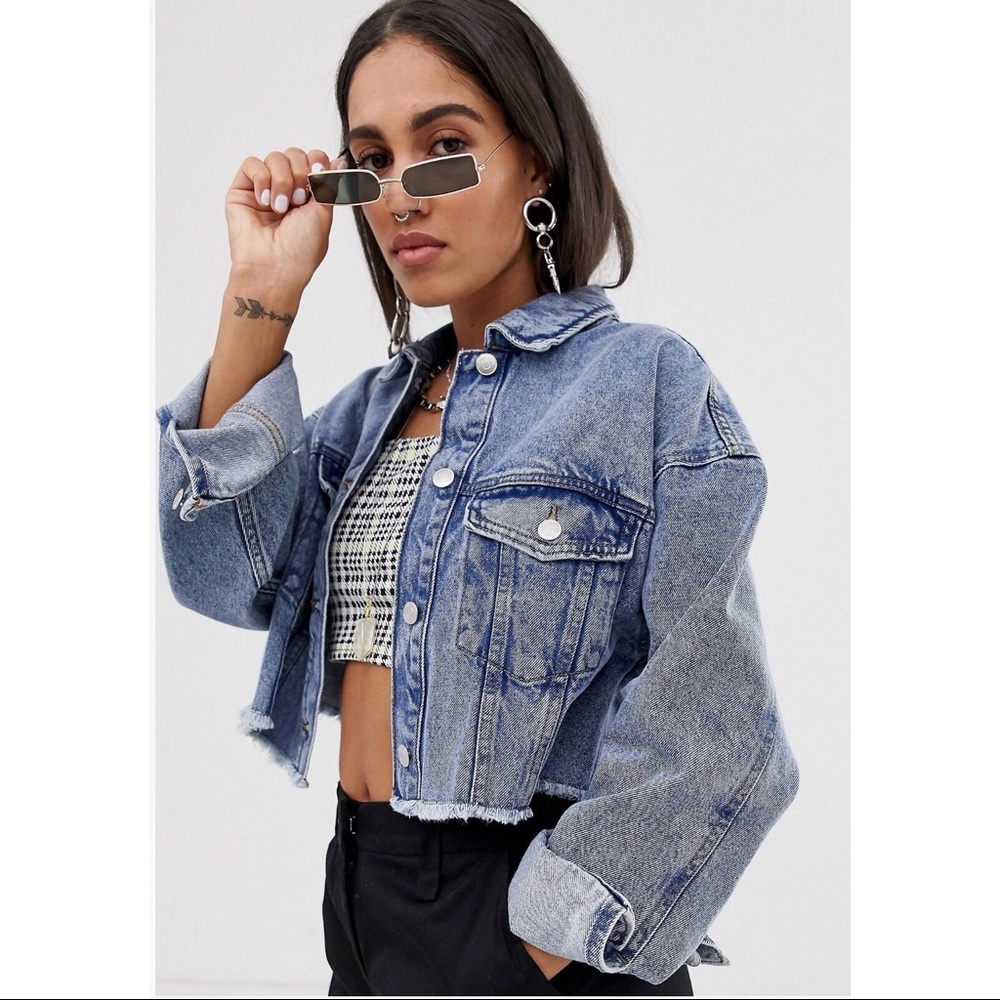 Cropped Denim Jacket